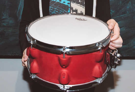 3d printed shop snare drum